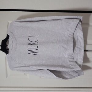 NWT Rae Dunn Merci sweatshirt